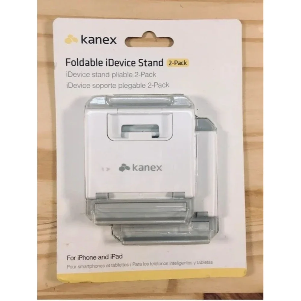 White Foldable Adjustable iPhone iPad Smartphone Universal Mobile Device Holder